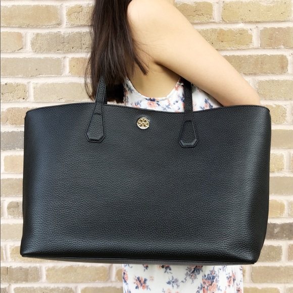 Tory Burch Handbags - Tory Burch Perry Brody Tote Black